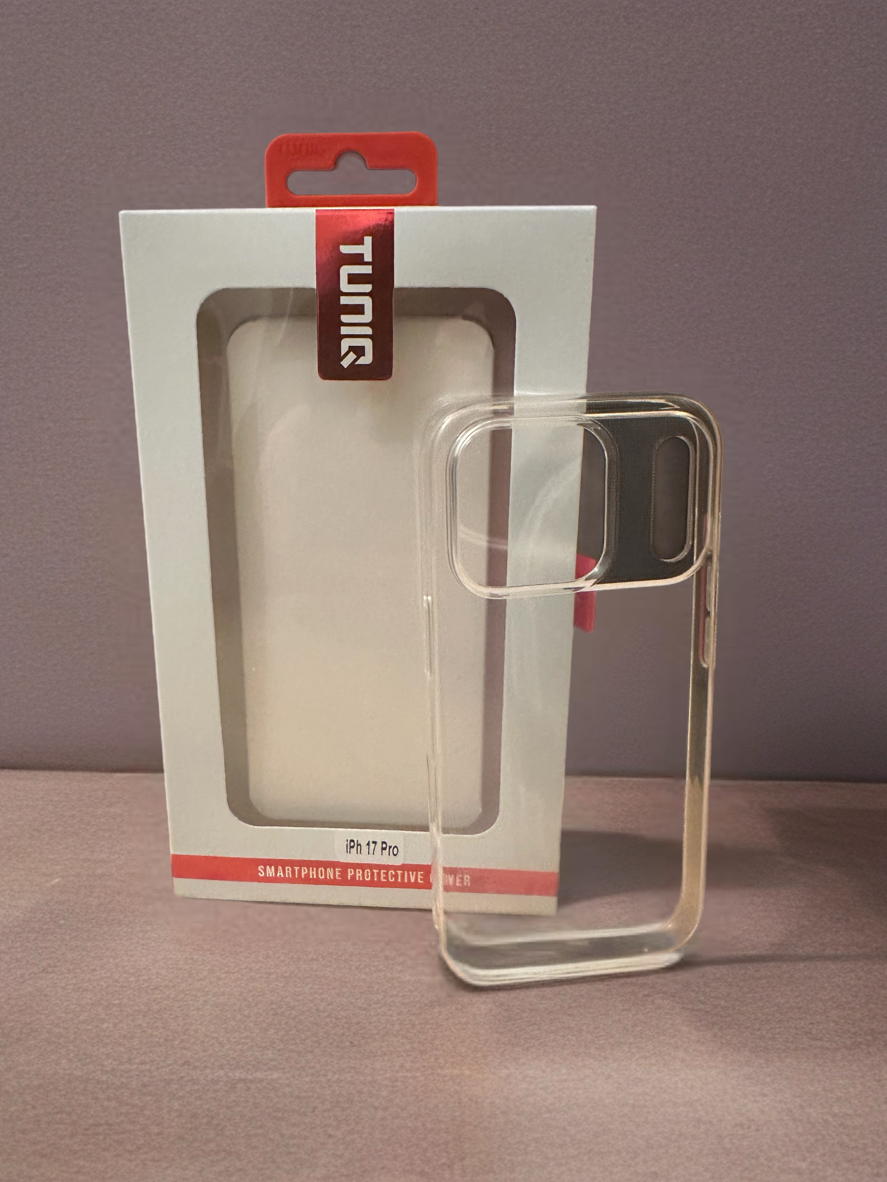 TUNIQ Transparent Cover til iPhone 17 Pro